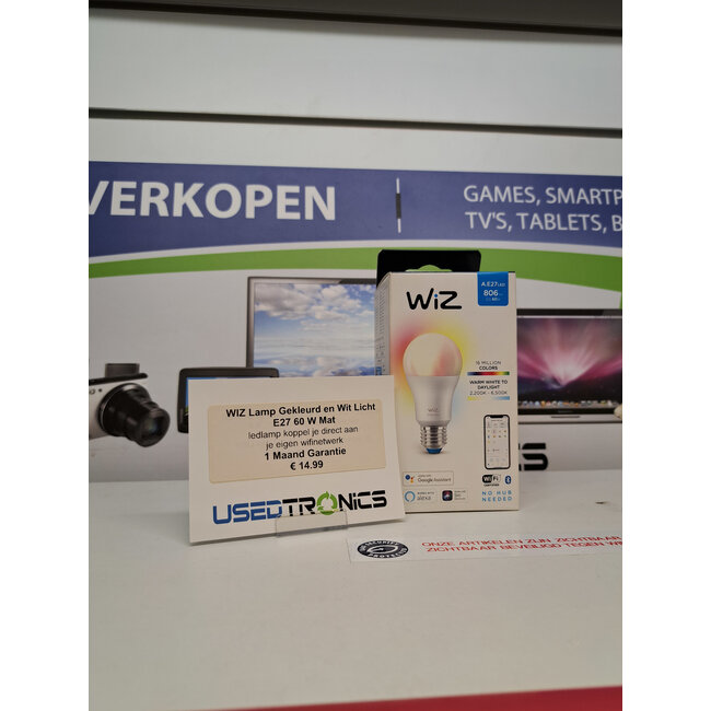 WIZ Lamp Gekleurd en Wit Licht E27 60 W Mat