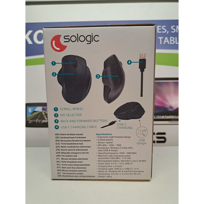 Muis Rechargeable Wireless Mouse