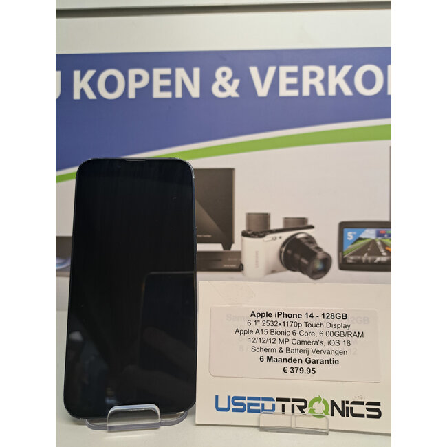 Apple Apple iPhone 14 - 128GB (11761) Scherm & Batterij Vervangen