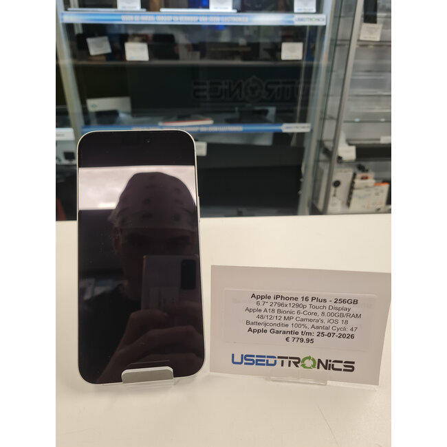 Apple Apple iPhone 16 Plus - 256GB (11817) Apple Garantie t/m: 25-07-2026