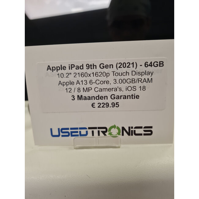 Apple Apple iPad 9th Gen 2021 - 64GB inc Hoes