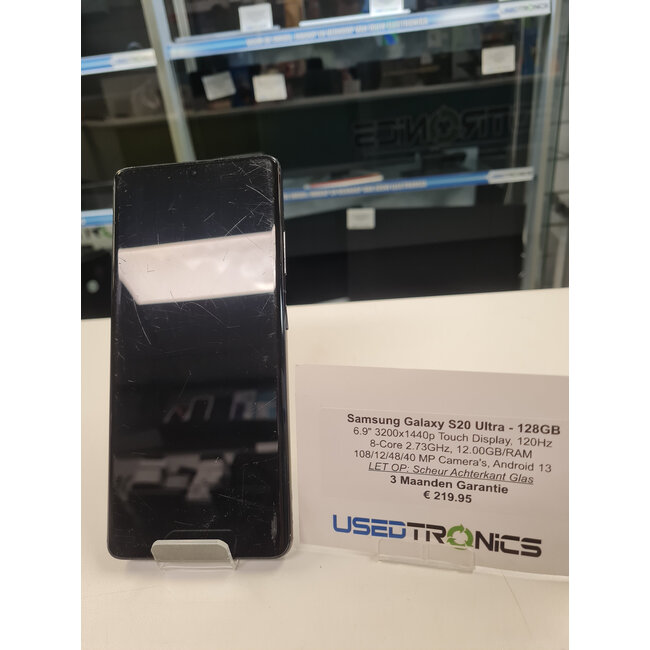 Samsung Samsung Galaxy S21 Ultra 5G (11660) Scheur Achterkant Glas