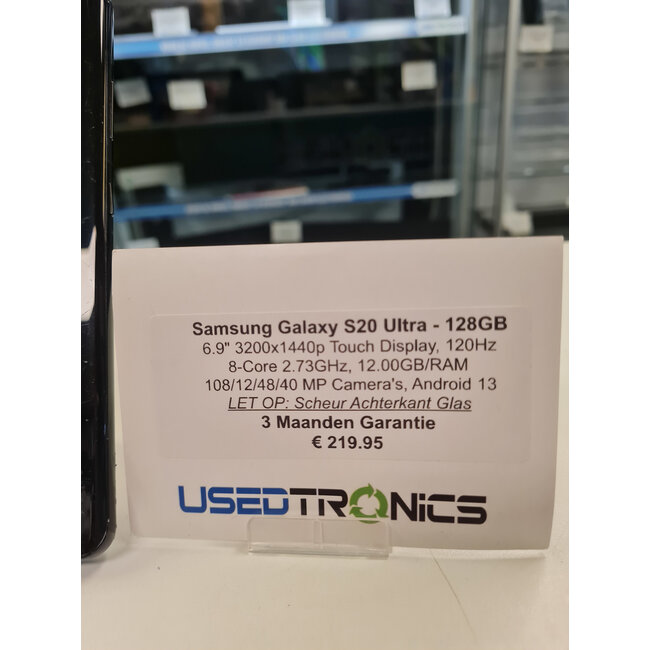 Samsung Samsung Galaxy S21 Ultra 5G (11660) Scheur Achterkant Glas