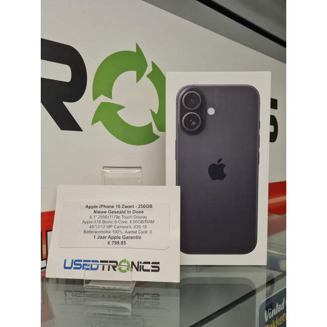Apple Apple iPhone 16 256GB (11862) Nieuw Geseald In Doos