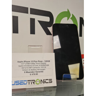 Apple Apple iPhone 15 Plus Roze - 128GB (11856)