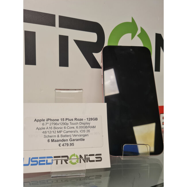 Apple Apple iPhone 15 Plus Roze - 128GB (11856)