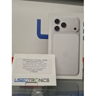 Acer Apple iPhone 17 Pro Max 256GB (11872) Nieuw Geseald In Doos