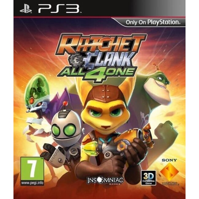 PS3 Ratchet & Clank  All 4 One - PS3