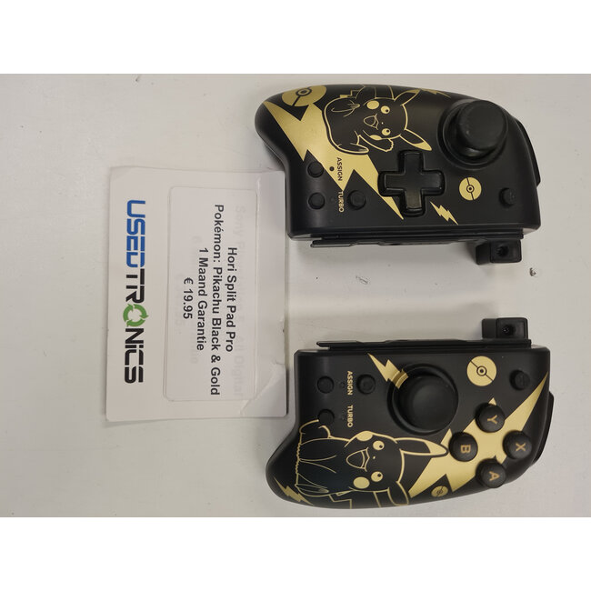 HORI Hori Split Pad Pro Pokémon: Pikachu Black & Gold