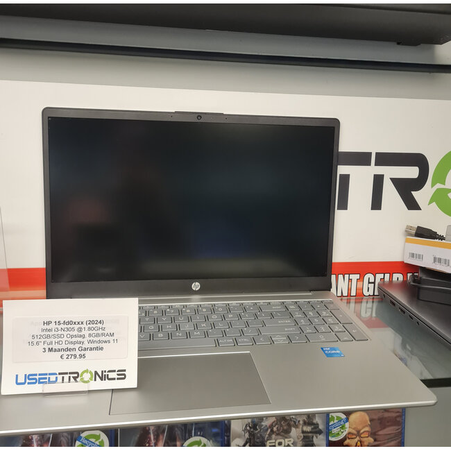 HP HP 15-fd0830nd (11883) Intel Core i3 N305 | 512GB/SSD | 8GB/RAM