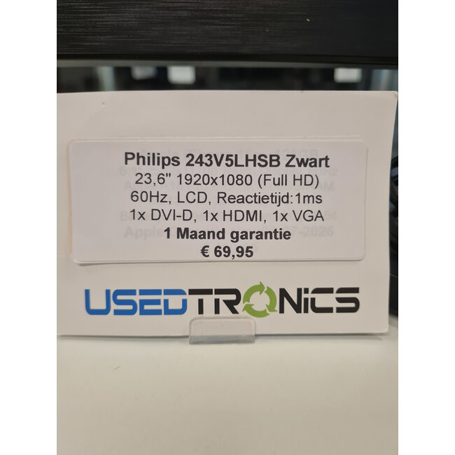 Philips Philips V Line LCD-monitor 243V5LHSB5/00 11572