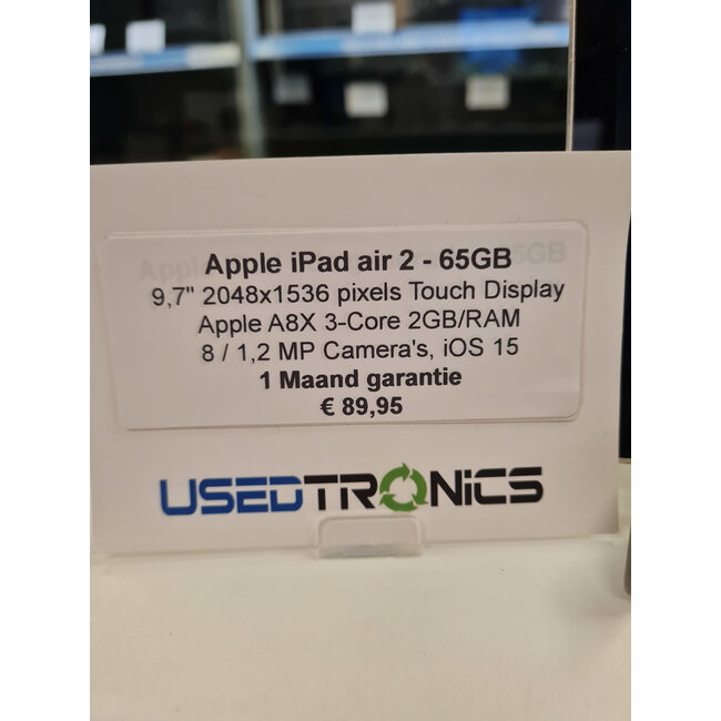 Apple Apple iPad 10th Gen (2022) 64GB (11225) Apple Garantie t/m: 28-03-2026