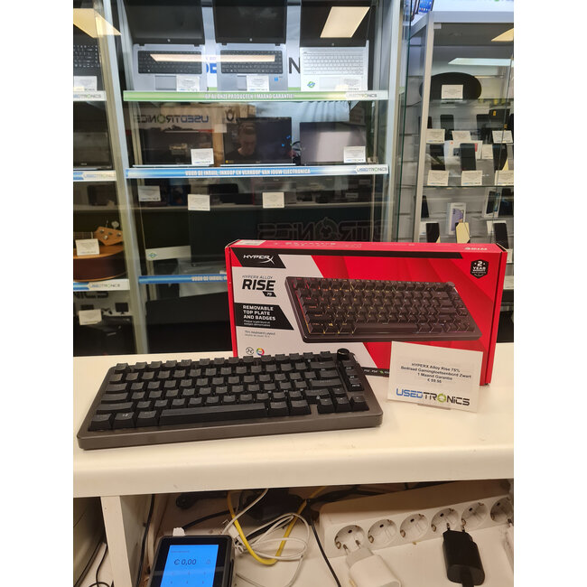 HyperX HYPERX Alloy Rise 75% Bedraad Gamingtoetsenbord Zwart (11935)