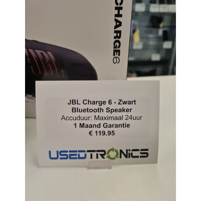jbl JBL Charge 6 - Zwart (11961)