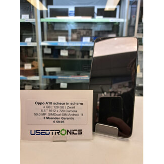Oppo Oppo 	A18 11978 barst in scherm