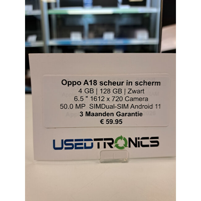 Oppo Oppo A18 - 128GB  | Barst in scherm (12070)