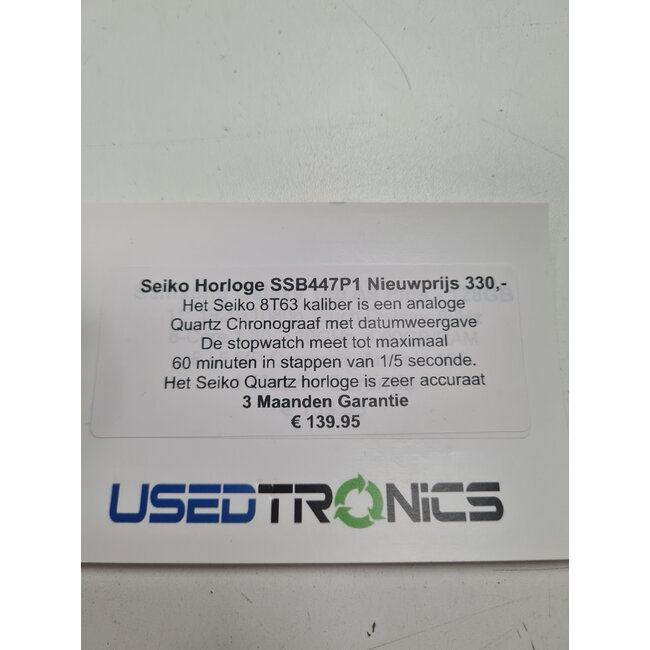 Seiko Seiko 8T63 kaliber analoge Quartz chronograaf  12044