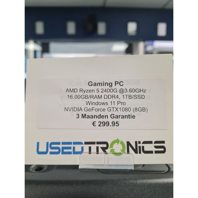 Desktop PC (12035) AMD Ryzen 5 2400 | 16GB/RAM | GTX 1080 (8GB)