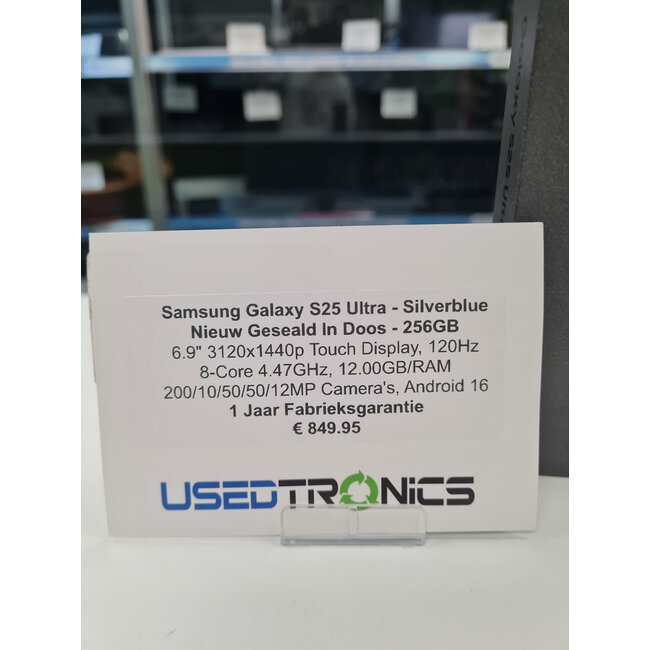 Samsung Samsung Galaxy S25 Ultra 5G  - 256GB (12046) Nieuw Geseald In Doos