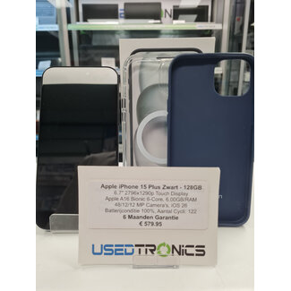 Apple Apple iPhone 15 Plus Zwart - 128GB (12040)