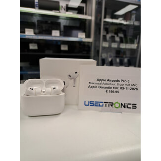 Apple Apple Airpods Pro 3  (12058) Apple Garantie t/m: 05-11-2026