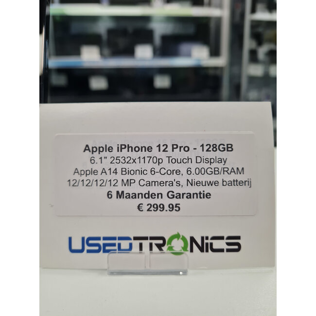 Apple Apple iPhone 12 Pro 128GB - Blauw - Nieuwe accu
