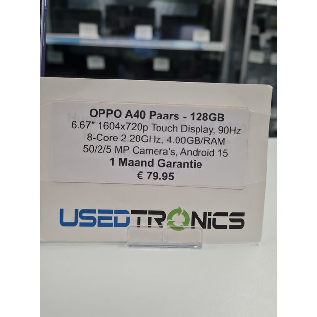 Oppo OPPO A40 Paars - 128GB (12073)
