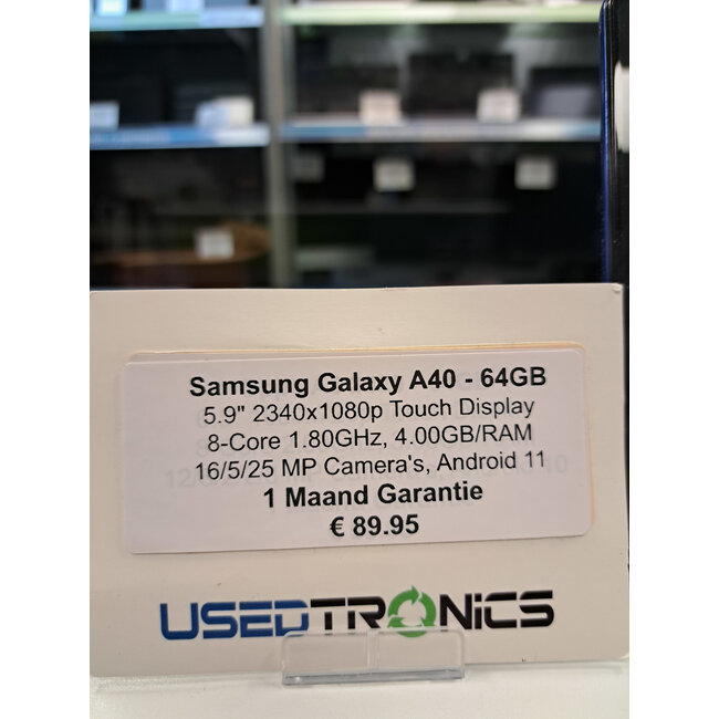 Samsung Samsung Galaxy A40 - 64GB
