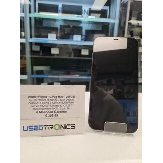 Apple Apple iPhone 12 Pro Max - 256GB (12098) Batterijconditie 100% | Aantal Cycli: 96