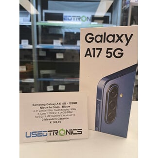 Samsung Samsung Galaxy A17 5G Blauw - 128GB (12105) Nieuw Geseald In Doos
