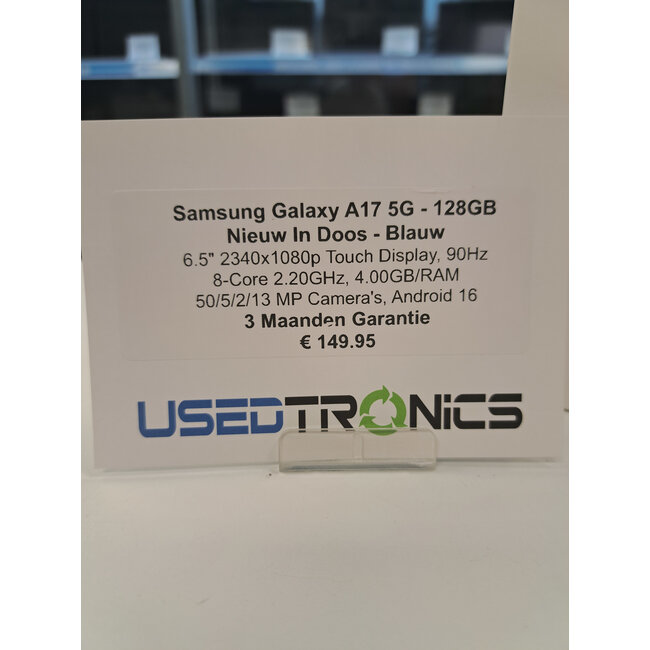 Samsung Samsung Galaxy A17 5G Blauw - 128GB (12105) Nieuw Geseald In Doos