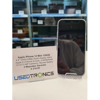 Apple Apple iPhone 12 Mini - 128GB (11960) Batterijconditie 100%