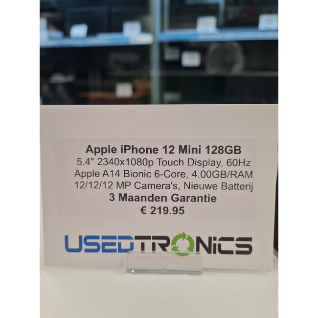 Apple Apple iPhone 12 Mini - 128GB (11960) Batterijconditie 100%