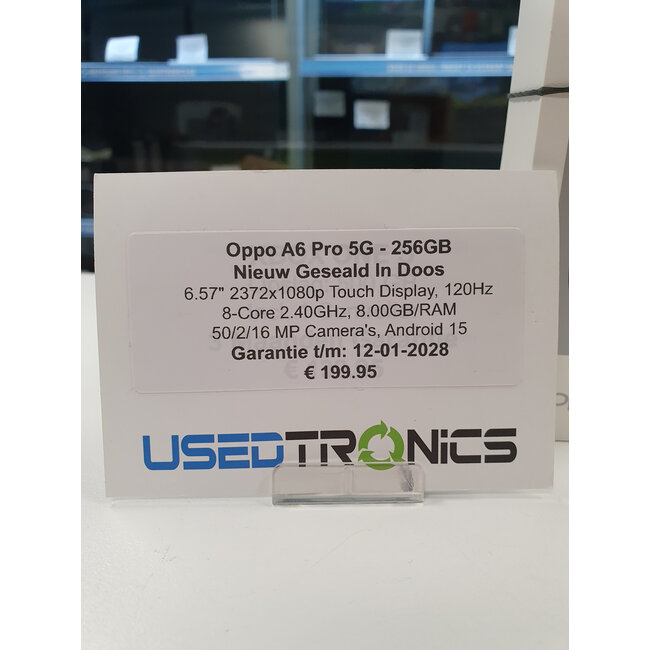 Oppo Oppo A6 Pro 5G - 256GB Nieuw Geseald In Doos (12188)