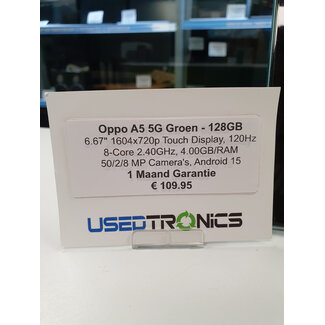 Oppo Oppo A5 5G - 128GB (12192) Groen Z.G.A.N.