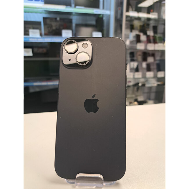 Apple Apple iPhone 15 Zwart - 128GB (12180) Batterijconditie 89% , Aantal Cycli: 434 | LET OP Scherm Inbranding