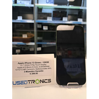 Apple Apple iPhone 13 Groen - 128GB (12172) Batterijconditie 94%