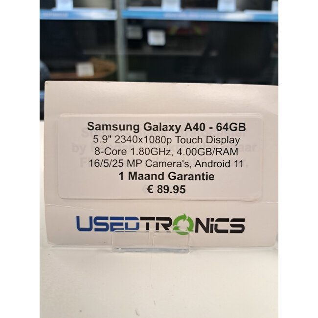 Samsung Samsung Galaxy A40 - 64GB (12189)