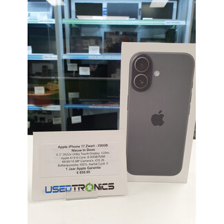 Apple Apple iPhone 17 Zwart - 256GB (12215) Nieuw In Doos | 1 Jaar Apple Garantie