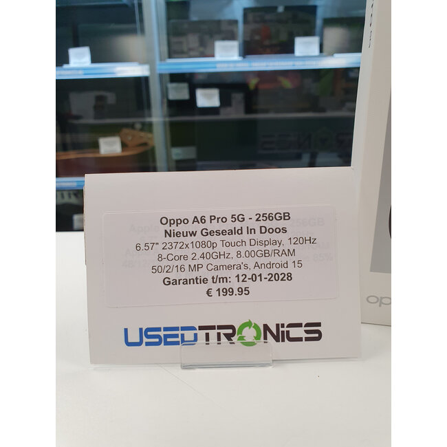 Oppo Oppo A6 Pro 5G - 256GB Nieuw Geseald In Doos (12218)