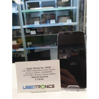 Apple Apple iPhone Xs - 64GB (12120) Nieuwe Batterij