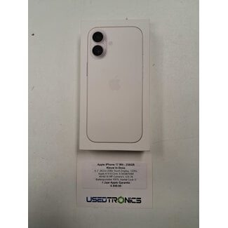 Apple Apple iPhone 17 Wit - 256GB Nieuw In Doos (12252) 1 Jaar Apple Garantie