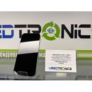 Apple Apple iPhone 15 Wit - 128GB (12231) Batterijconditie 87%