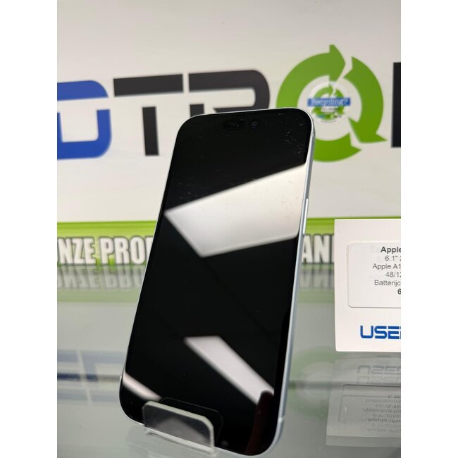 Apple Apple iPhone 15 Wit - 128GB (12231) Batterijconditie 87%