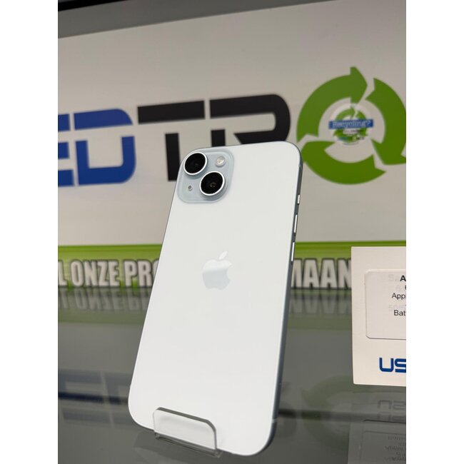 Apple Apple iPhone 15 Wit - 128GB (12231) Batterijconditie 87%