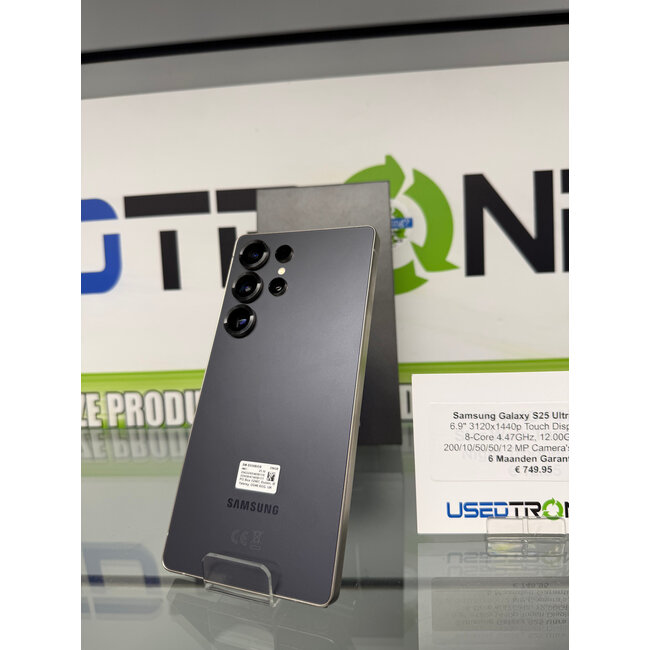 Samsung Samsung Galaxy S25 Ultra - 256GB (12312) Batterijconditie 100%/Batterijcyclus: 1