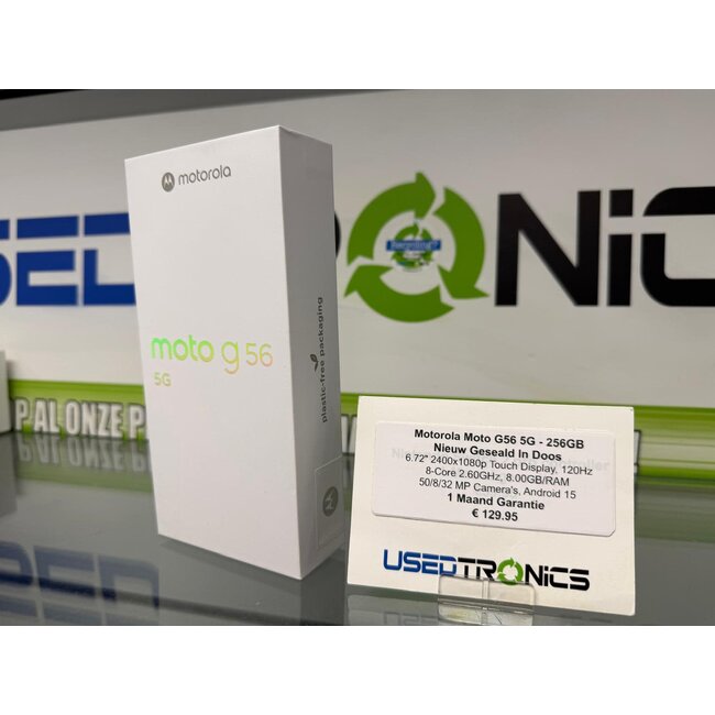Motorola Motorola Moto G56 5G - 256GB (12387) Nieuw Geseald In Doos