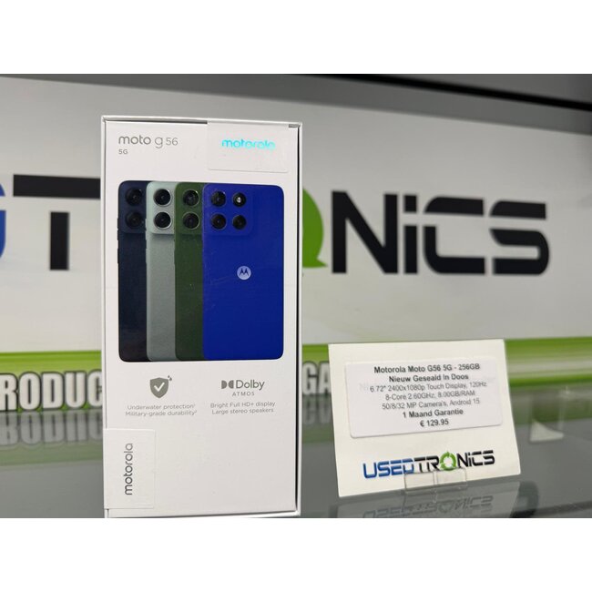 Motorola Motorola Moto G56 5G - 256GB (12387) Nieuw Geseald In Doos