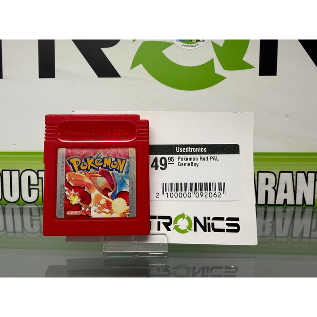 Nintendo Pokemon Red PAL GameBoy