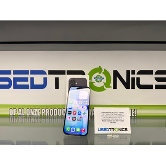 Apple Apple iPhone 16 Zwart - 128GB (12489) Batterijconditie 100%